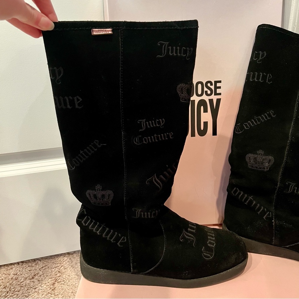 VINTAGE! Y2K Era Juicy Couture Suede Boots